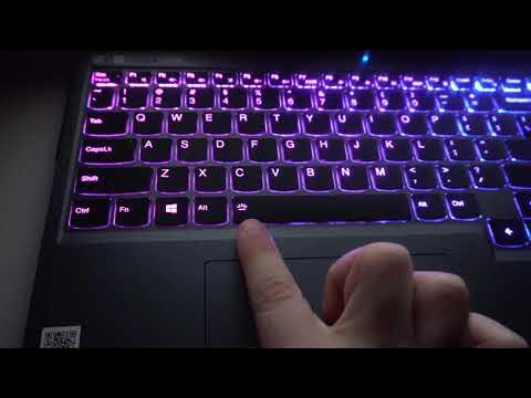How to change the keyboard light color Lenovo laptop
