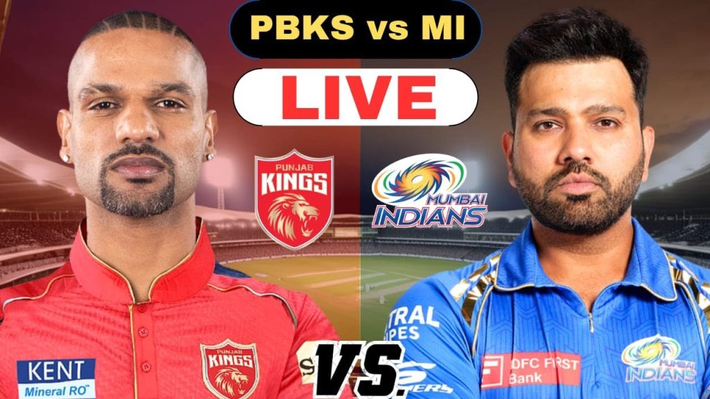 PBKS VS MI LIVE MATCH - IPL Match Live